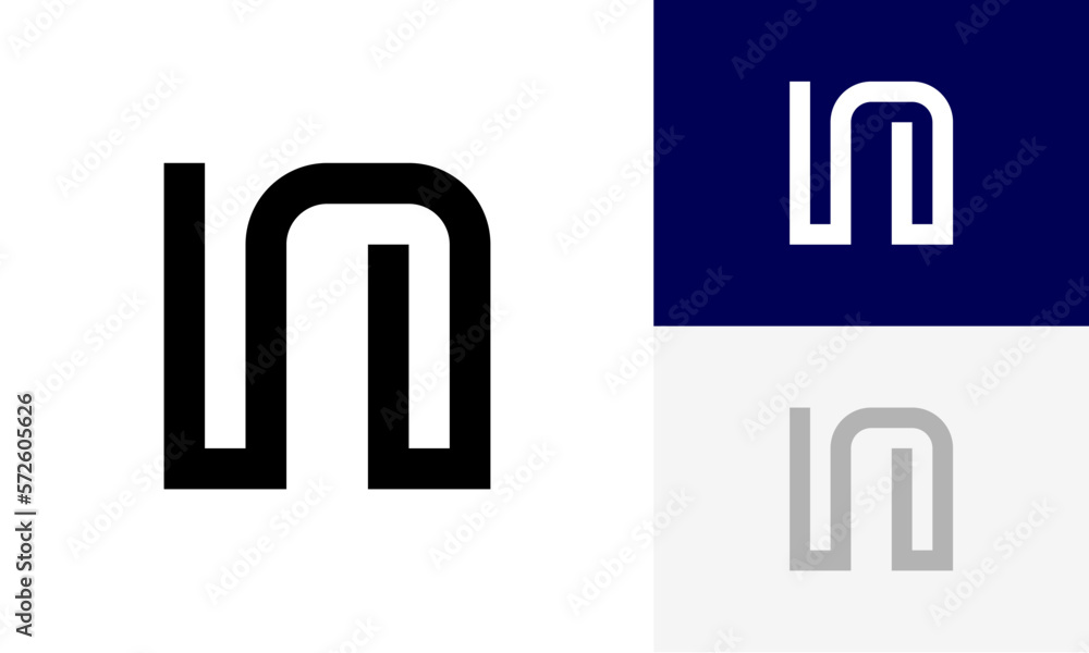 letter N logo initial modern design vector letter N logo initial modern design vector