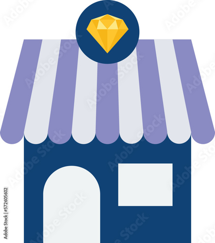 jewelry store Vector Icon
