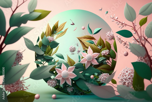 Background concept from spring flowers. Spring concept and desktop background