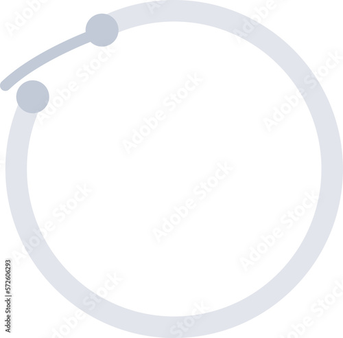 earring hoop Vector Icon