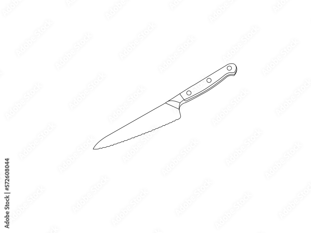 Fototapeta premium vector hi-res stock photography and images , Knife vector icon stock . Illustration of army , Butcher Knife Vector Icon Illustration. Kitchen Knife ,Knife Vector Art, Icons, and Graphics
