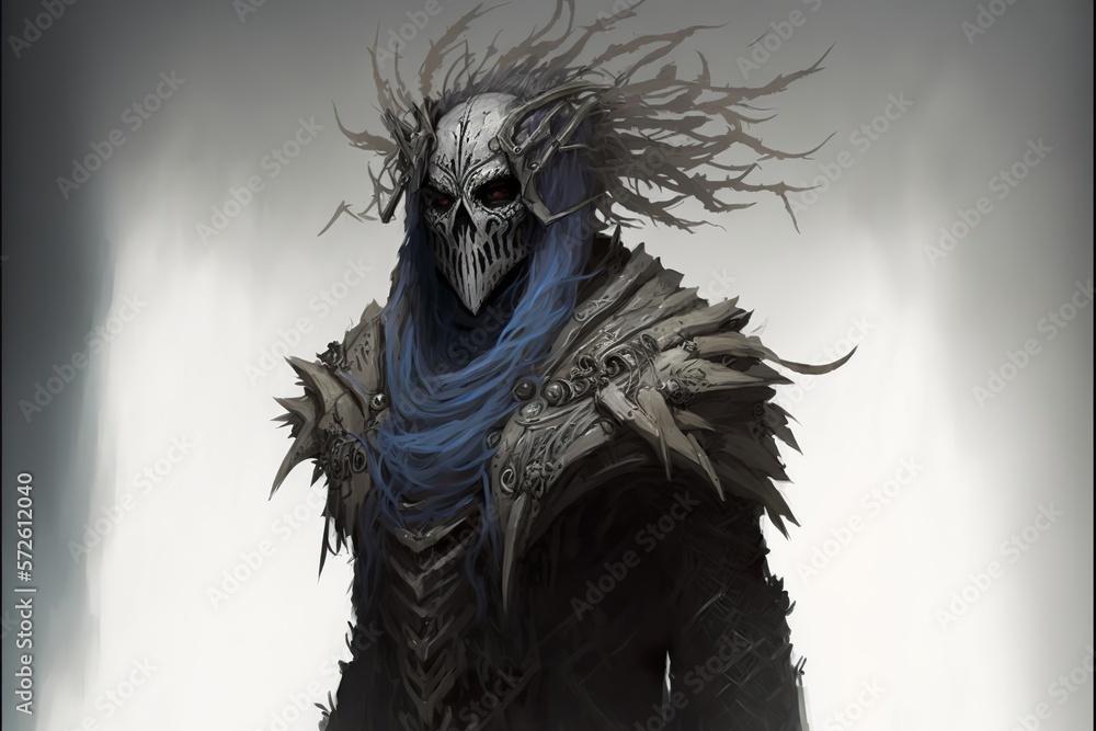 Death elemental created with Generative AI Death elemental created with Generative AI