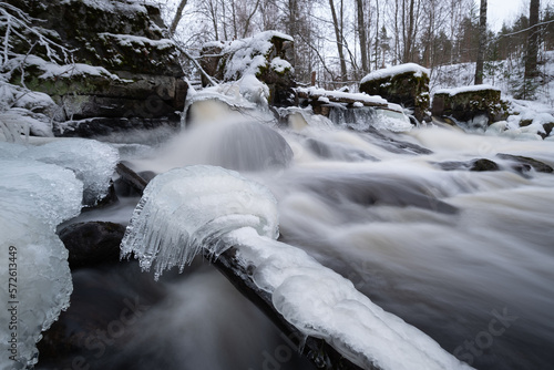 Stream in winter photo