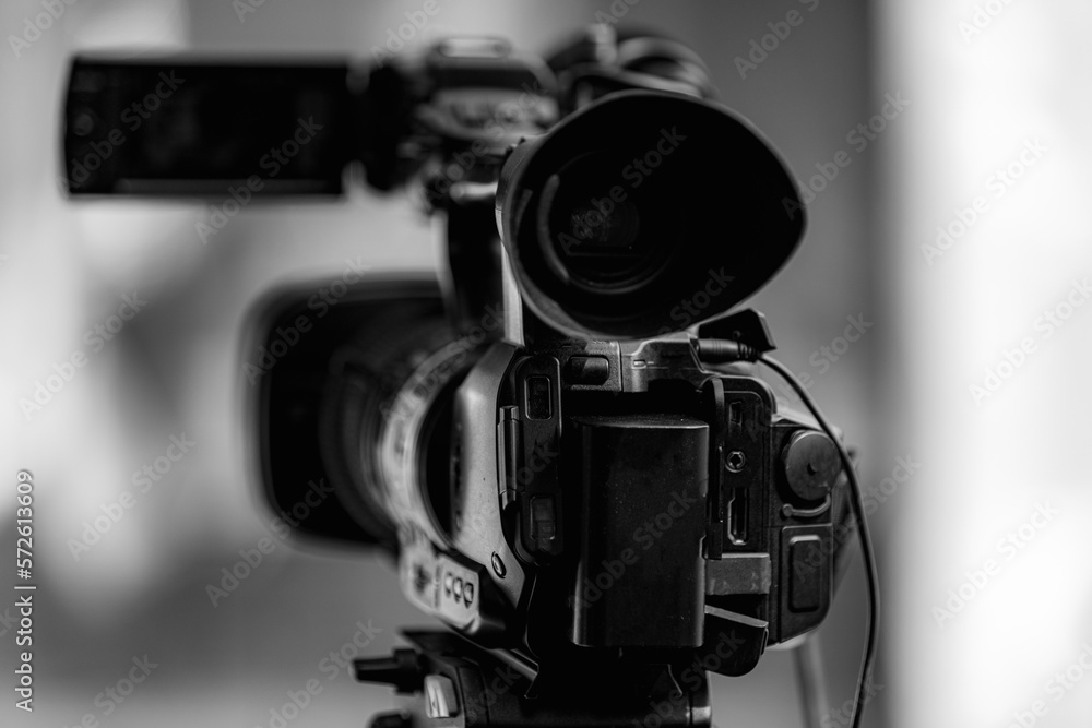Cameras at a Media Conference