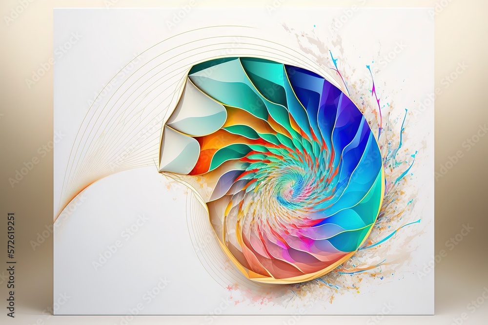 A visually striking image that showcases the capabilities of AI, such ...