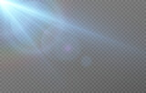 Vector blue light with glare png. Blue flash light png. Blue glow. Magic light. Rays from light png.