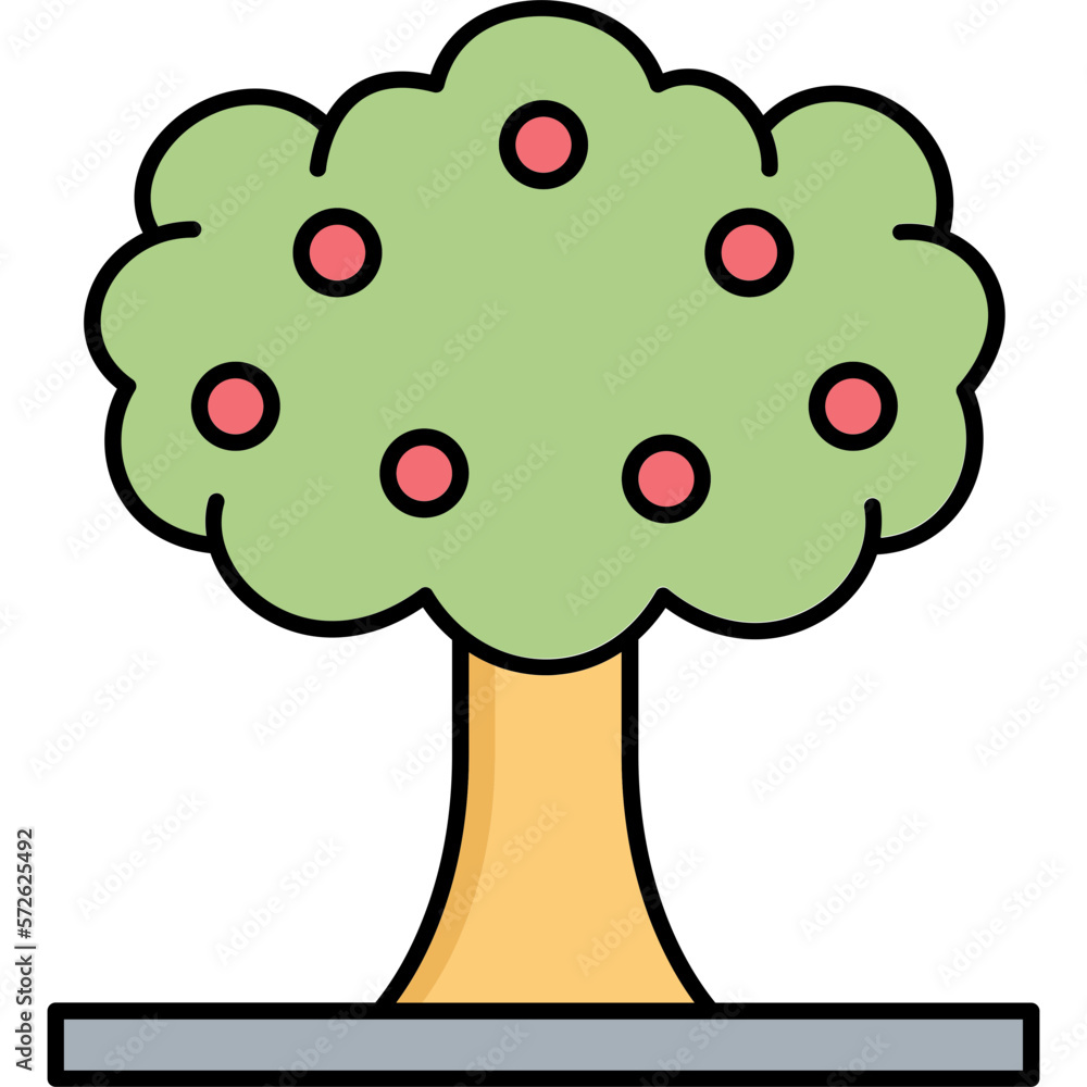 Fruit tree Vector Icon fully editable
Fruit tree Vector Icon fully editable