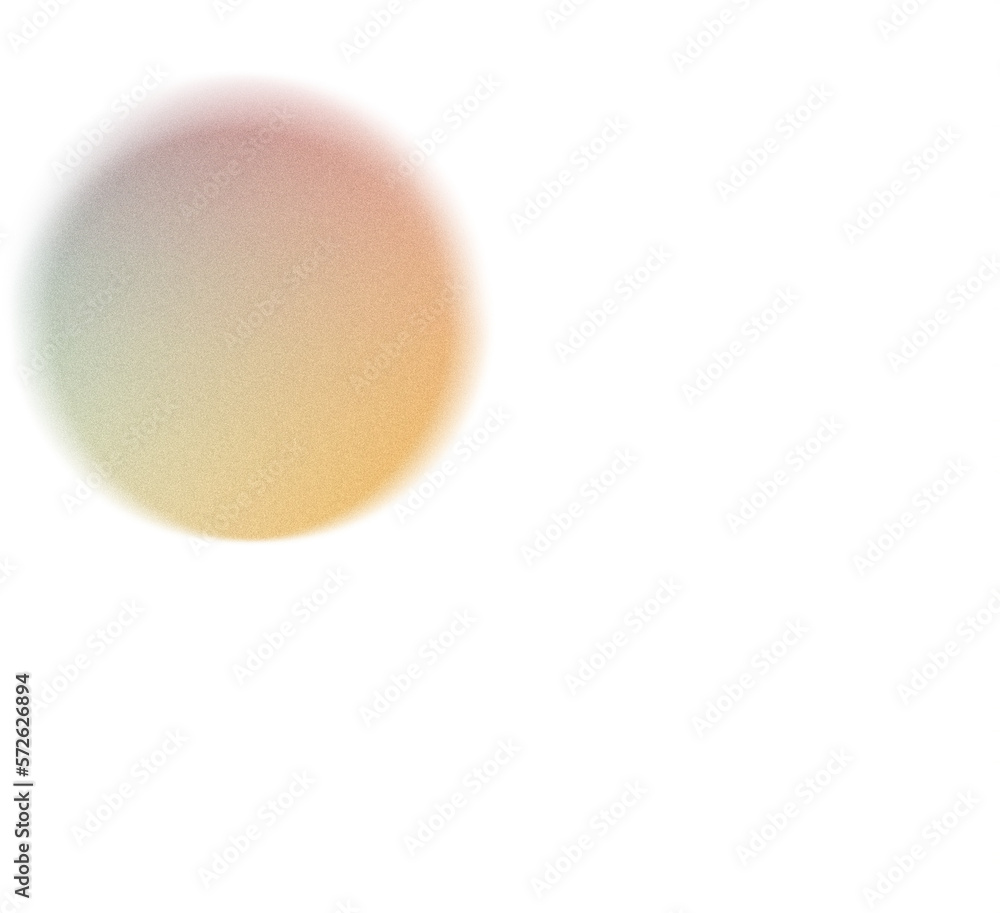 Fototapeta premium Grainy Gradient Textured Blob Shapes. Abstract Transparent PNG element. Trendy design resources, Purple orange and yellow. Modern design trends. 