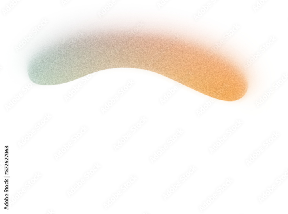 Fototapeta premium Grainy Gradient Textured Blob Shapes. Abstract Transparent PNG element. Trendy design resources, Purple orange and yellow. Modern design trends. 