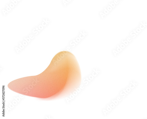 Grainy Gradient Textured Blob Shapes. Abstract Transparent PNG element. Trendy design resources, Purple orange and yellow. Modern design trends. 
