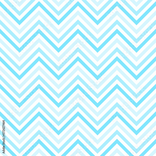 Pastel blue zigzag chevron stripes fabric pattern background vector. Saw tooth and wave pattern. Wall and floor ceramic tiles pattern.