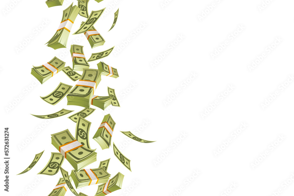 Green USA paper currency. Falling twisted money. Realistic money business concept. Wealth and success symbol. Seamless vector illustration
Green USA paper currency. Falling twisted money. Realistic money business concept. Wealth and success symbol. Seamless vector illustration