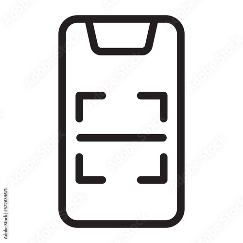 scanner line icon