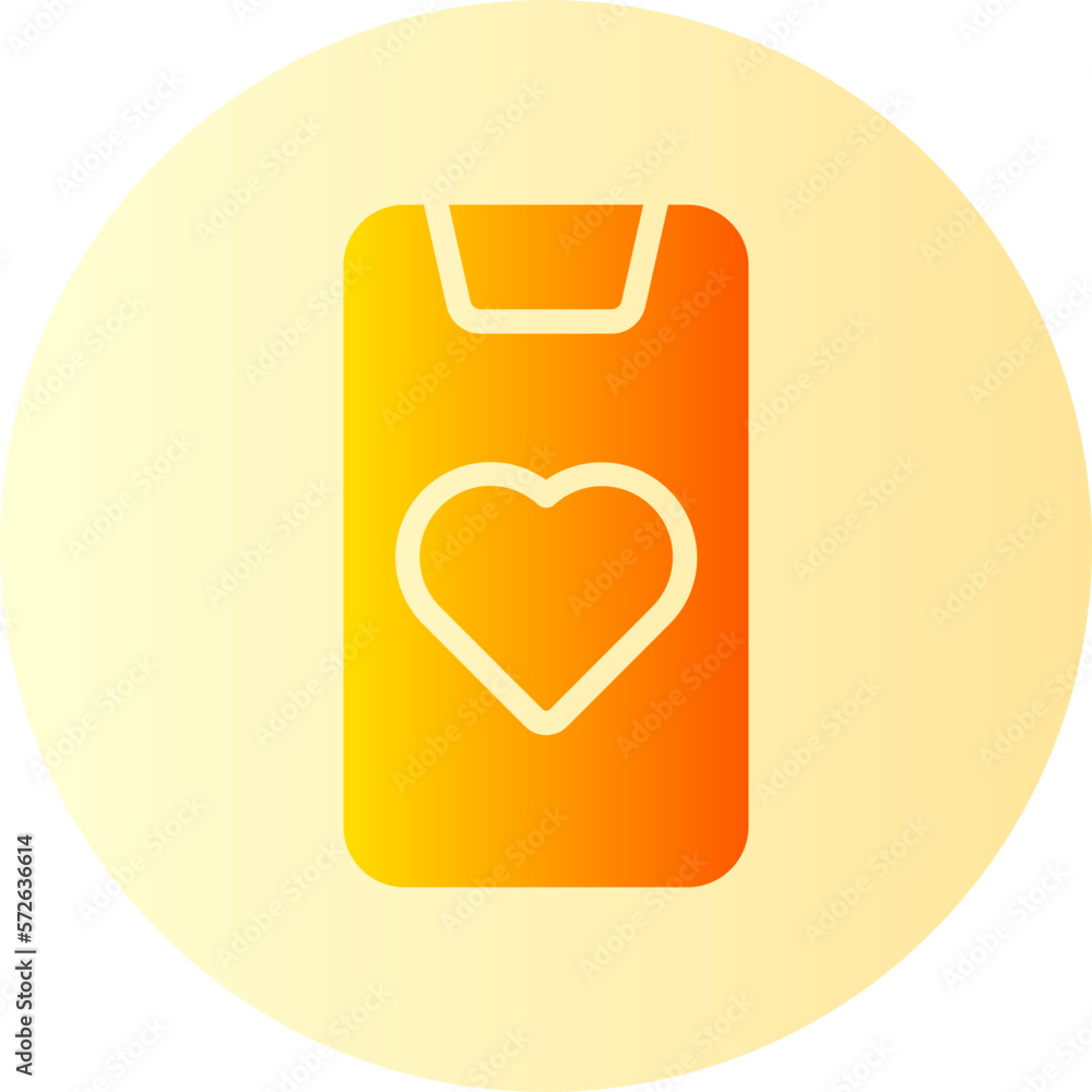 heart gradient icon heart gradient icon