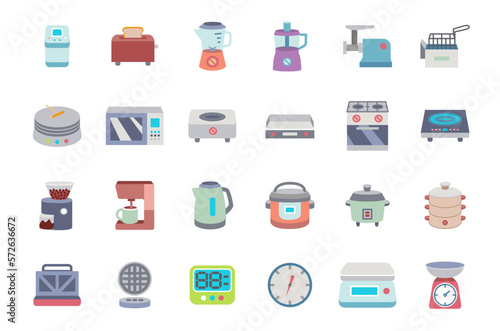 Set of kitchenware Icons