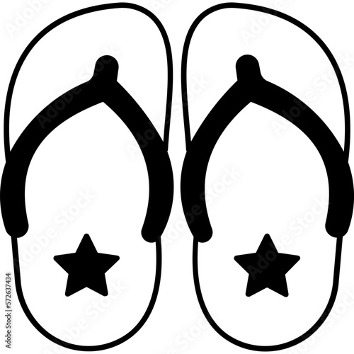 Casual footwear Vector Icon fully editable

