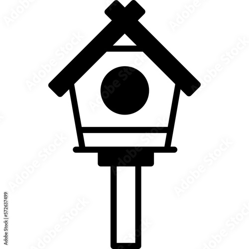 Bird box Vector Icon fully editable


