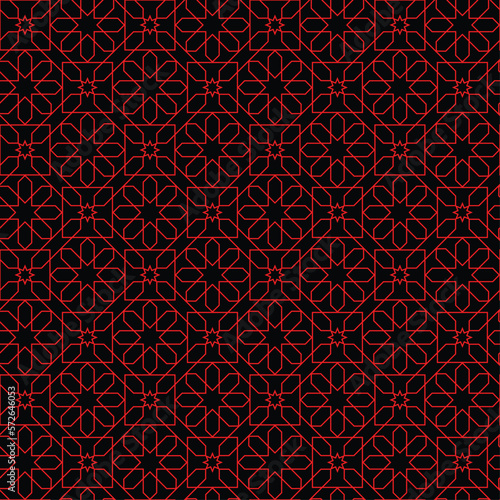 Pattern with thin lines,triangles and geometric shapes.Abstract linear stylish texture.Islamic background,turkish,persian, ottoman pattern EPS 9 format Vector drawing,batik.
