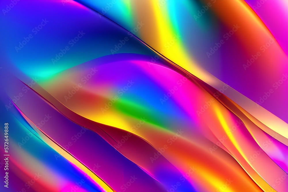 abstract background with rainbow-Generate AI abstract background with rainbow-Generate AI
