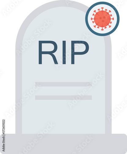 coronavirus grave and rip