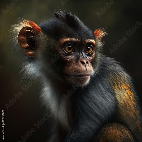 Sapajus xanthosternos Monkey Generative AI © Luiz
