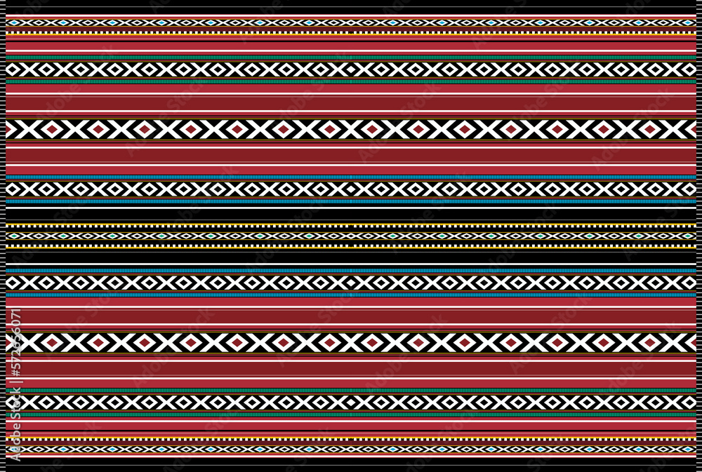 A Detailed Rug Pattern Motif Traditional Handmade Sadu Blue And Green Touches A Detailed Rug Pattern Motif Traditional Handmade Sadu Blue And Green Touches