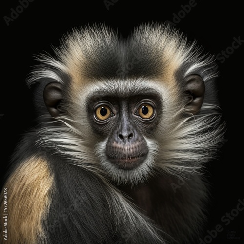 Aotus infulatus Monkey Generative AI © Luiz