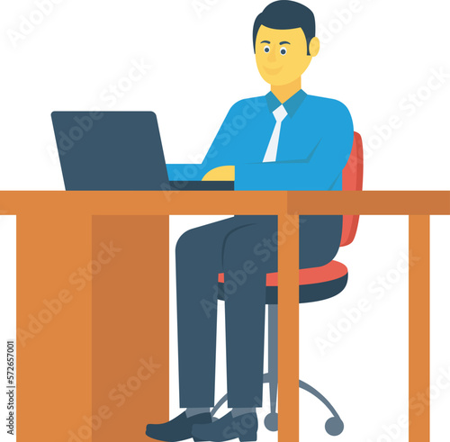 business employee and   manager