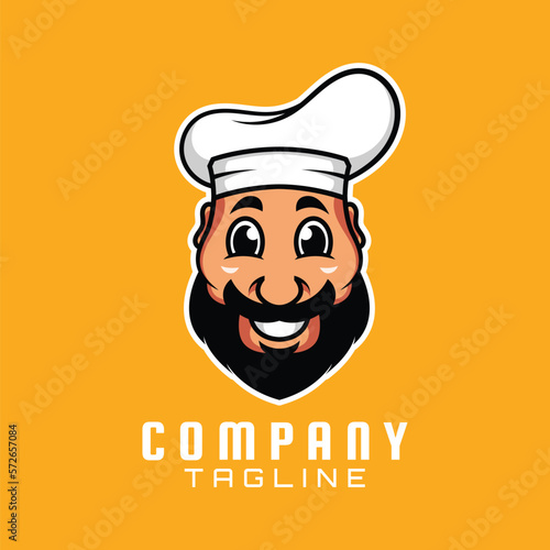 CHEF CARTOON MASCOT LOGO