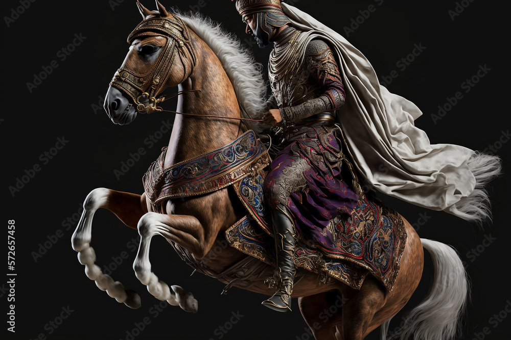 Reviving Ancient Arab Warriors through Generative AI: Historical Military Characters Set