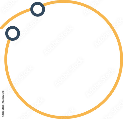 earring hoop Vector Icon
