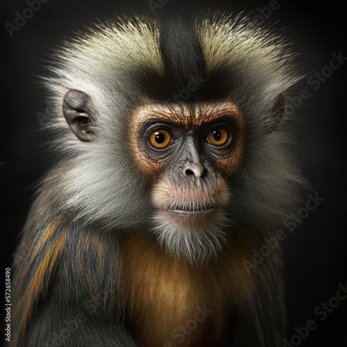 Saguinus imperator Monkey Generative AI © Luiz