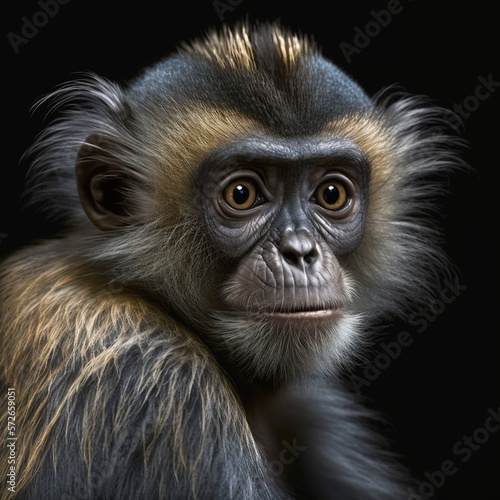 Sapajus macrocephalus Monkey Generative AI © Luiz