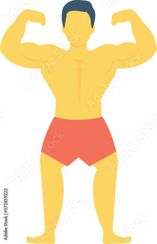 fitness muscular and bodybuilder