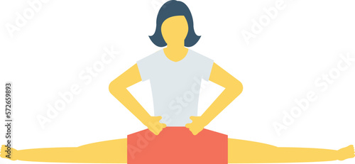 fitness wellness and yoga position