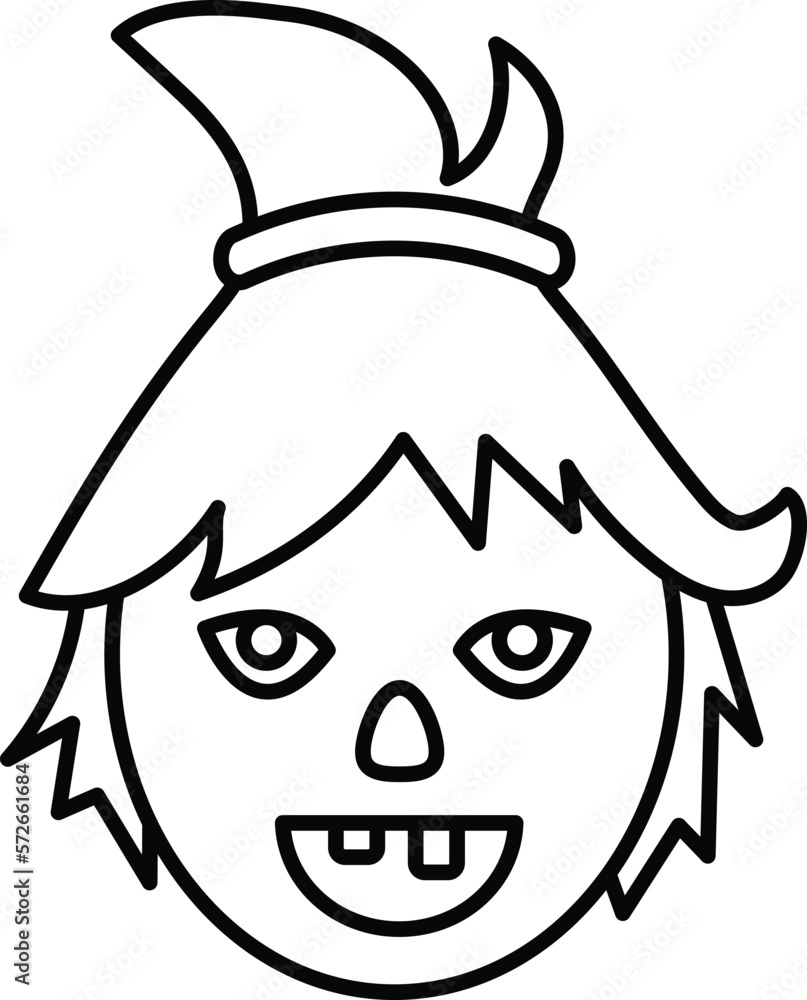 halloween witch and avatar