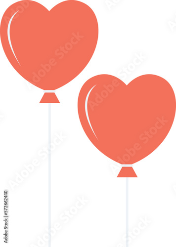honeymoon heart balloon  and balloon