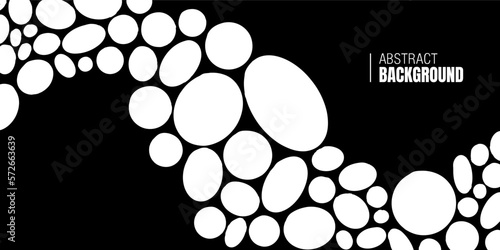 background with an abstract theme, looks like an arrangement of stones, with exotic black and white colors.