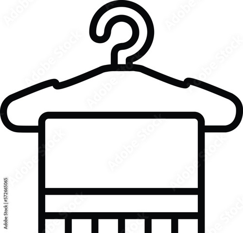 hotel service  clothes and hanger