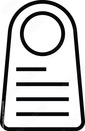 hotel service  do not disturb and door hanger