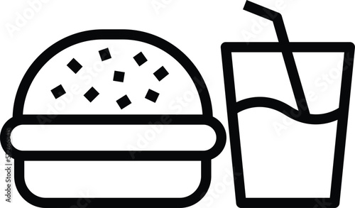 hotel service  burger and junk food