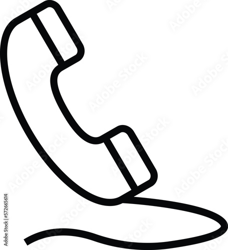 hotel service  phone receiver and phone