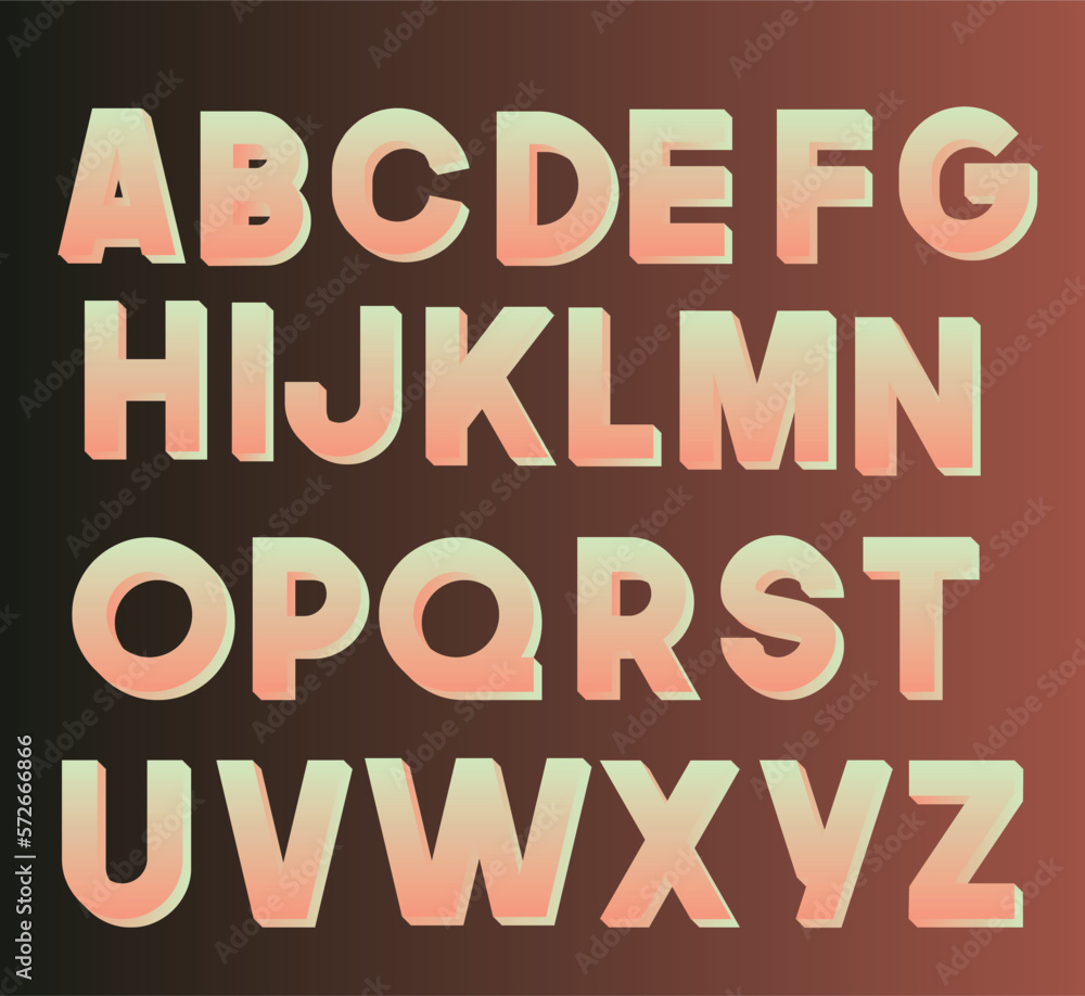 Fototapeta premium Pastel Neon Alphabet letters font 