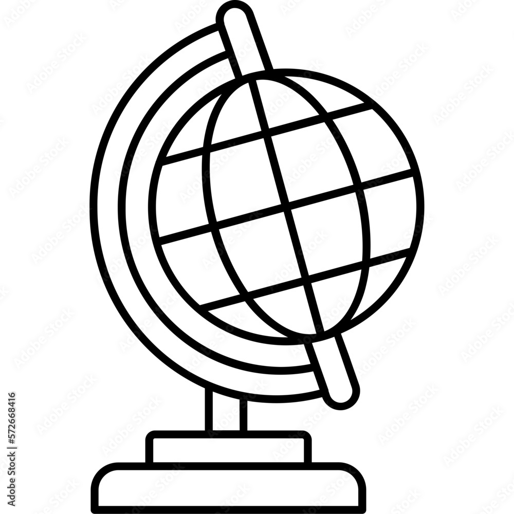 Earth Half Glyph Vector Icon which can easily modified
Earth Half Glyph Vector Icon which can easily modified