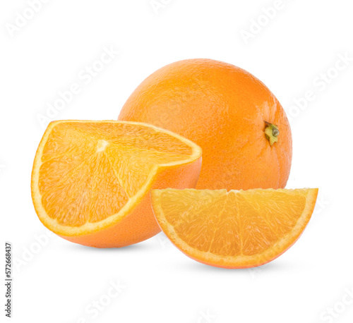 Orange isolated  on transparent background