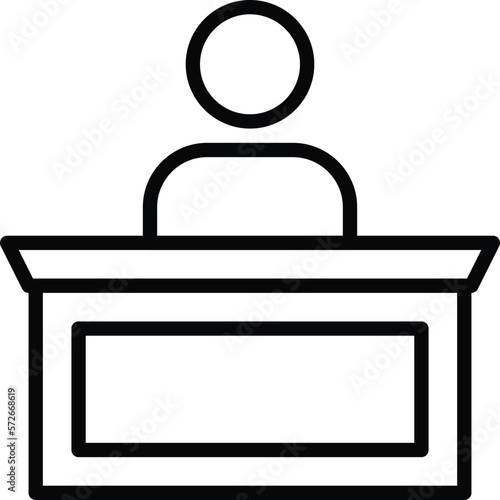 hotel service reception and desk