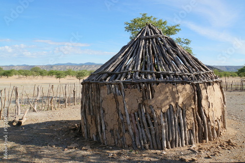ナミビア ヒンバ族 家