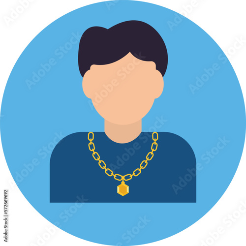 jewelry man Vector Icon
