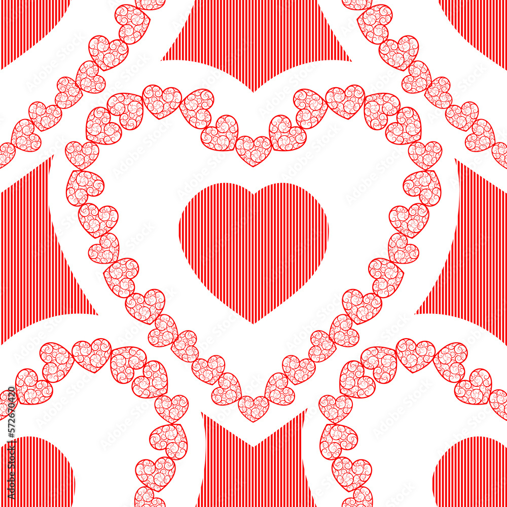 Hearts for Wedding Day or Valentine's Day seamless background for fabrics, textiles, packaging and wallpaper. Hearts for Wedding Day or Valentine's Day seamless background for fabrics, textiles, packaging and wallpaper.