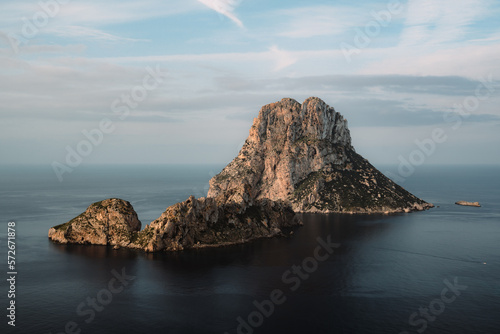 Es Vedra with drone photo